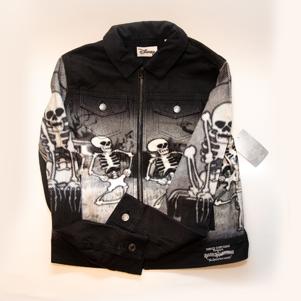 “The Skeleton Dance” Denim Jacket / SOLD OUT at DISNEY PARKS